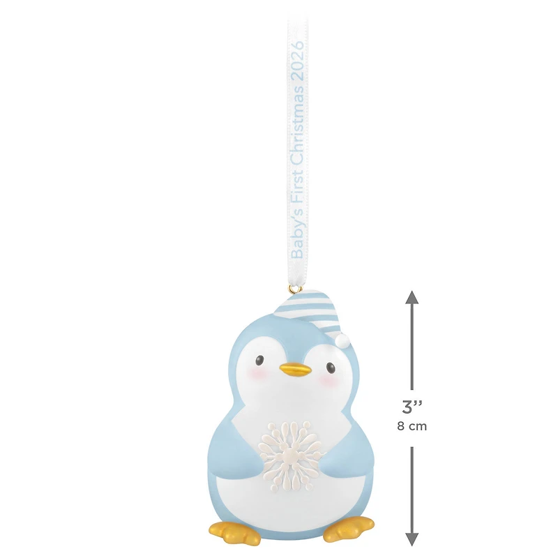Baby Boy's First Christmas Penguin 2026 Ornament for only USD 23.99 | Hallmark