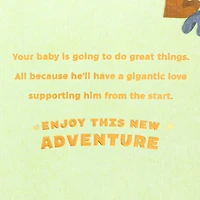 Dinosaurs Big Welcome New Baby Boy Card for only USD 5.99 | Hallmark