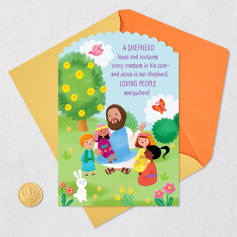 Jesus Is Our Shepherd Religious Easter Card for Kid for only USD 3.99 | Hallmark