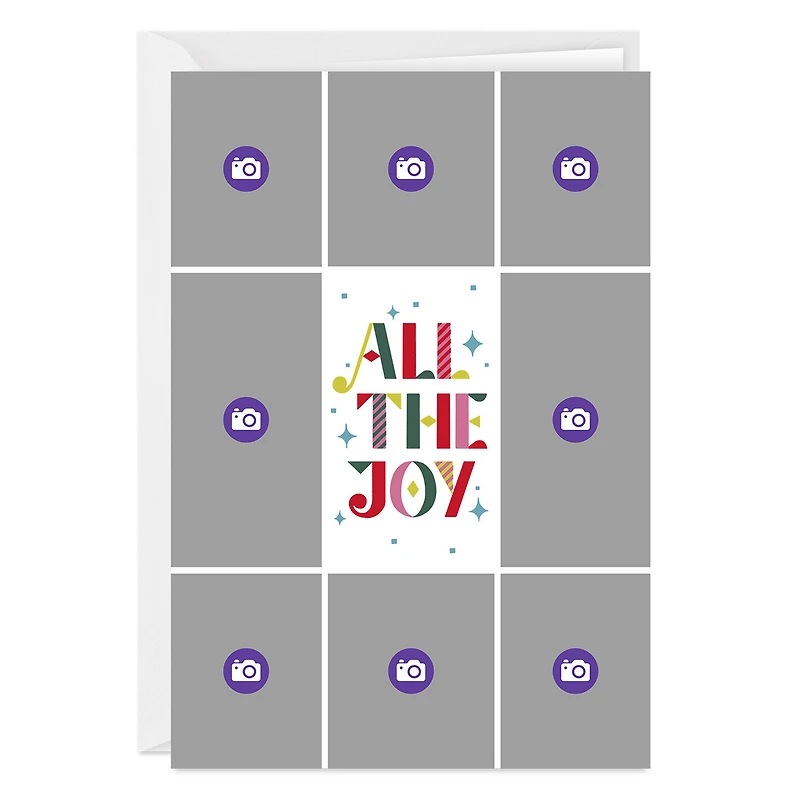 All the Joy Photo Collage Custom Holiday Card for only USD 4.99 | Hallmark