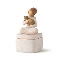 Willow Tree Kindness Girl With Cat Figurine Keepsake Box for only USD 49.99 | Hallmark