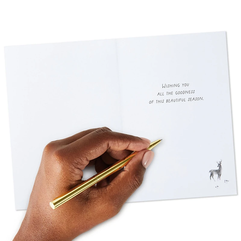 Snowy Cabin and Deer Packaged Christmas Cards, Set of 5 for only USD 5.00 | Hallmark