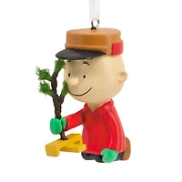 Peanuts® Charlie Brown Kneeling With Tree Hallmark Ornament for only USD 11.49 | Hallmark