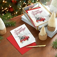Vintage Red Truck and Tree Boxed Christmas Cards, Pack of 16 for only USD 15.49 | Hallmark