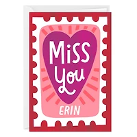 My Heart's With You Custom Miss You Card for only USD 4.99 | Hallmark