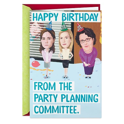 The Office The Party Planning Committee Funny Pop-Up Birthday Card With Sound for only USD 9.59 | Hallmark