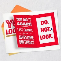 Do Not Look Funny Birthday Card with Mini Cards for only USD 5.59 | Hallmark