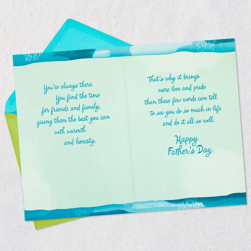 So Much Love and Pride Father's Day Card for Son for only USD 6.59 | Hallmark