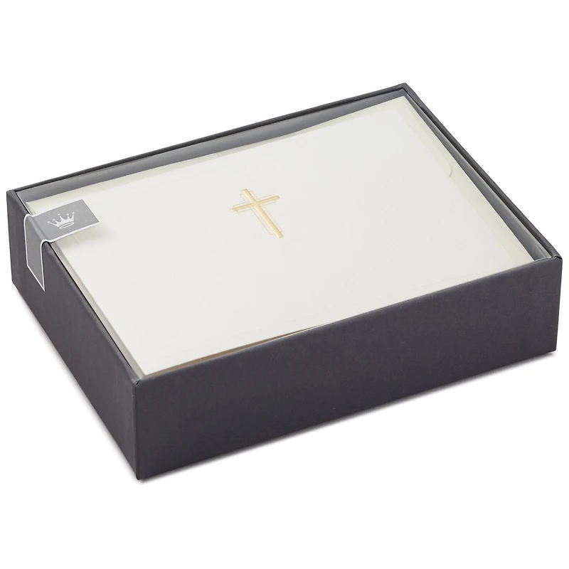 Gold Cross Religious Note Cards, Box of 20 for only USD 9.99 | Hallmark