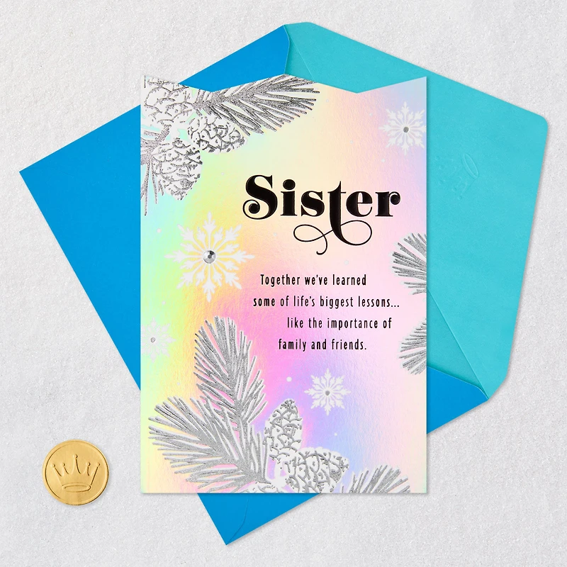 So Lucky to Have You as My Sister Christmas Card for only USD 5.99 | Hallmark