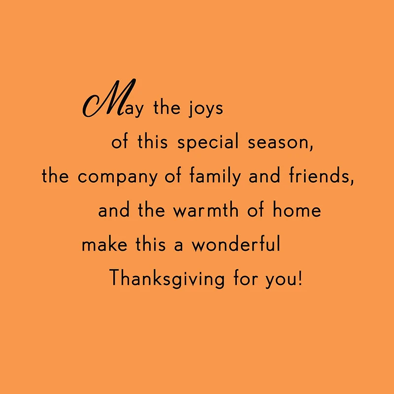 Joys of the Season Thanksgiving Card for only USD 0.99 | Hallmark