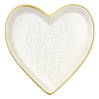 All the Little Things Heart-Shaped Trinket Dish for only USD 22.99 | Hallmark