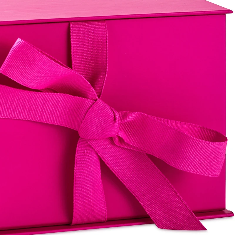 7.2" Solid Hot Pink Large Square Gift Box for only USD 6.99 | Hallmark