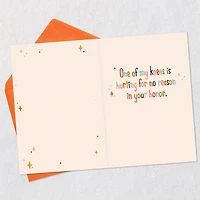 My Knee Hurts in Your Honor Funny 40th Birthday Card for only USD 4.49 | Hallmark