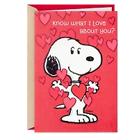 Peanuts® Love Everything About You Valentine's Day Card for only USD 2.99 | Hallmark