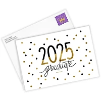 Black and Gold 2025 Graduate Custom Graduation Card for only USD 4.99 | Hallmark