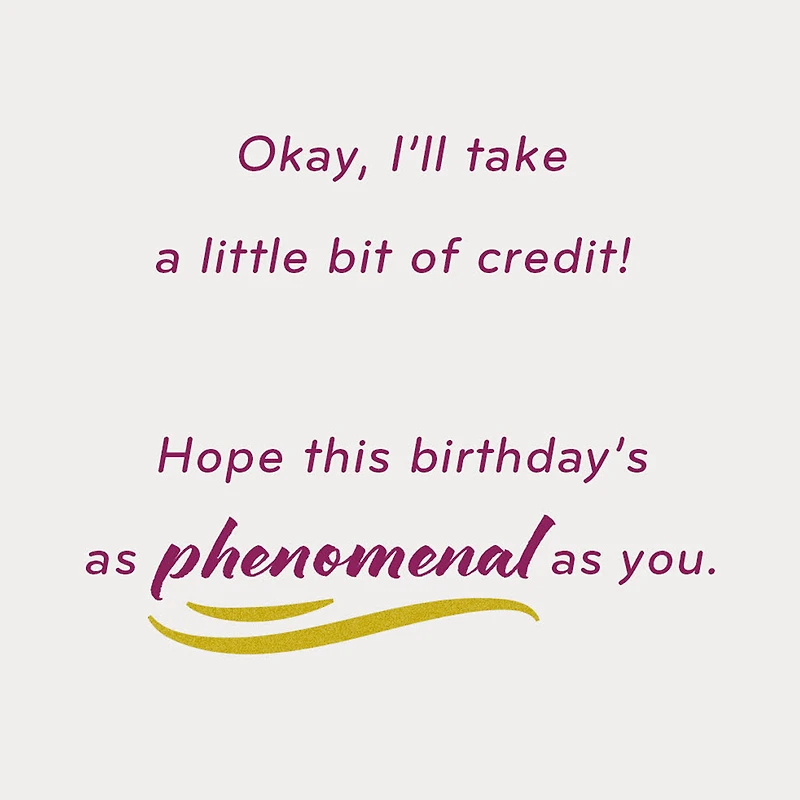 You're Phenomenal Birthday Card for Daughter for only USD 3.99 | Hallmark