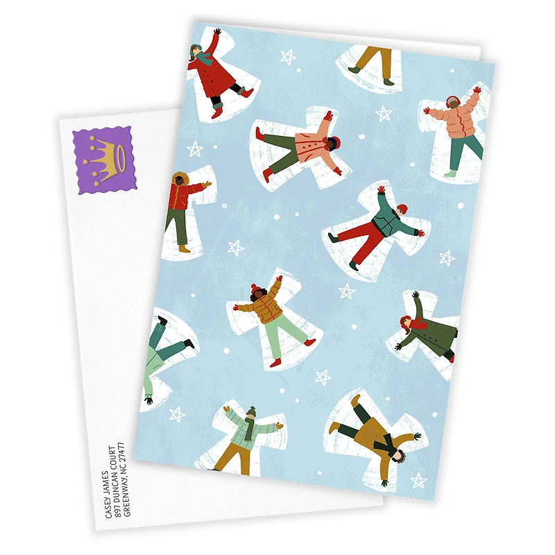 Snow Angels Custom Holiday Card for only USD 4.99 | Hallmark