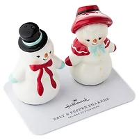 Sculpted Snow People Salt and Pepper Shakers, Set of 2 for only USD 19.99 | Hallmark