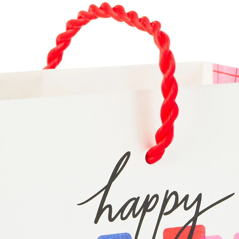 4.6" Happy Valentine's Day on White Gift Card Holder Mini Bag for only USD 2.49 | Hallmark