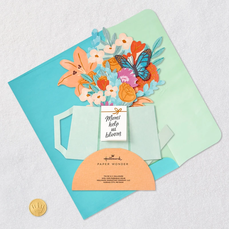Moms Help Us Bloom 3D Pop-Up Card for Mom for only USD 7.99 | Hallmark