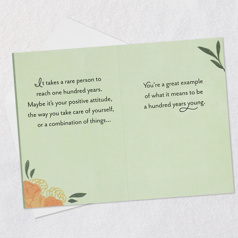 A Great Example of 100 Years Young 100th Birthday Card for only USD 4.99 | Hallmark
