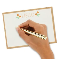 Ivory Floral Flat Note Cards in Caddy, Box of 40 for only USD 10.99 | Hallmark