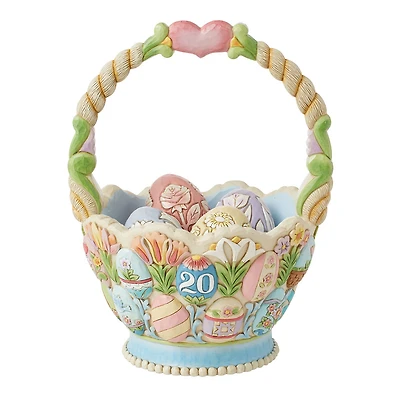Jim Shore Easter Basket With Eggs 20th Annual Figurine, 8.4" for only USD 129.99 | Hallmark