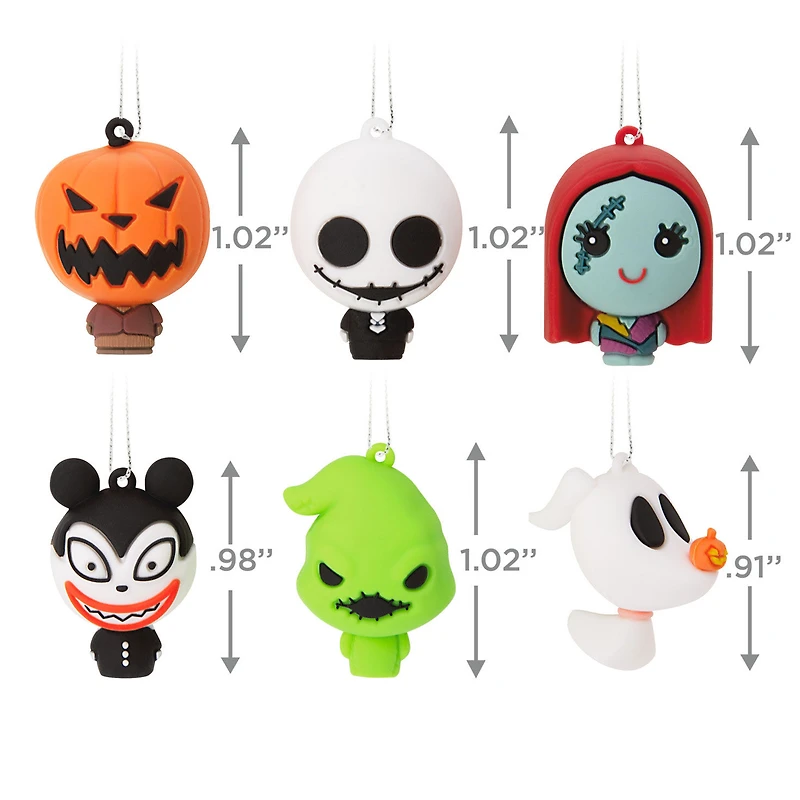 Mini Disney Tim Burton's The Nightmare Before Christmas Shatterproof Hallmark Ornaments, Set of 6 for only USD 14.99 | Hallmark