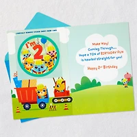 Tons of Birthday Fun 2nd Birthday Card With Sticker for only USD 4.99 | Hallmark