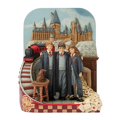 Jim Shore Harry Potter, Ron and Hermione With Train Figurine, 9" for only USD 164.99 | Hallmark