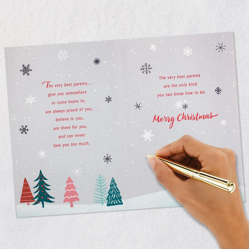You're the Very Best Christmas Card for Parents for only USD 6.99 | Hallmark