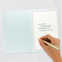 Positive Thoughts and Feel-Good Wishes Encouragement Card for only USD 7.99 | Hallmark