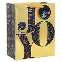 13" Joy on Metallic Gold Large Christmas Gift Bag for only USD 4.99 | Hallmark