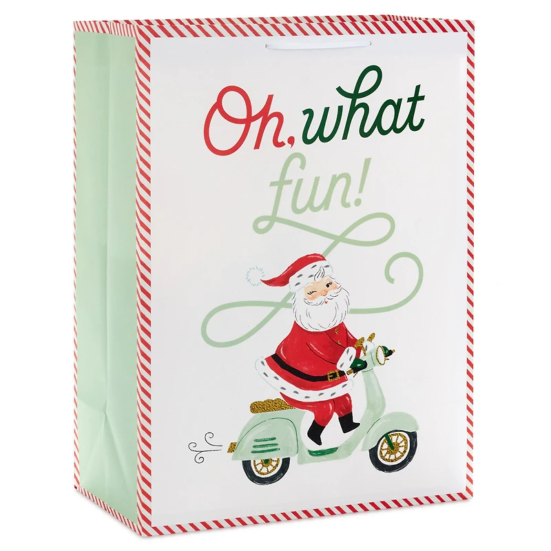 20" Oh What Fun Santa Jumbo Christmas Gift Bag for only USD 5.99 | Hallmark