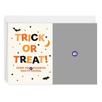 Trick or Treat Paw-ty Animal Custom Halloween Card for only USD 4.99 | Hallmark