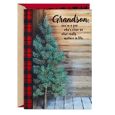 You Know What Matters Christmas Card for Grandson for only USD 5.99 | Hallmark