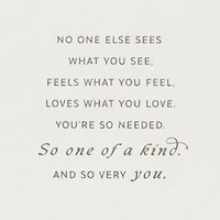 You're One of a Kind Encouragement Card for only USD 4.99 | Hallmark