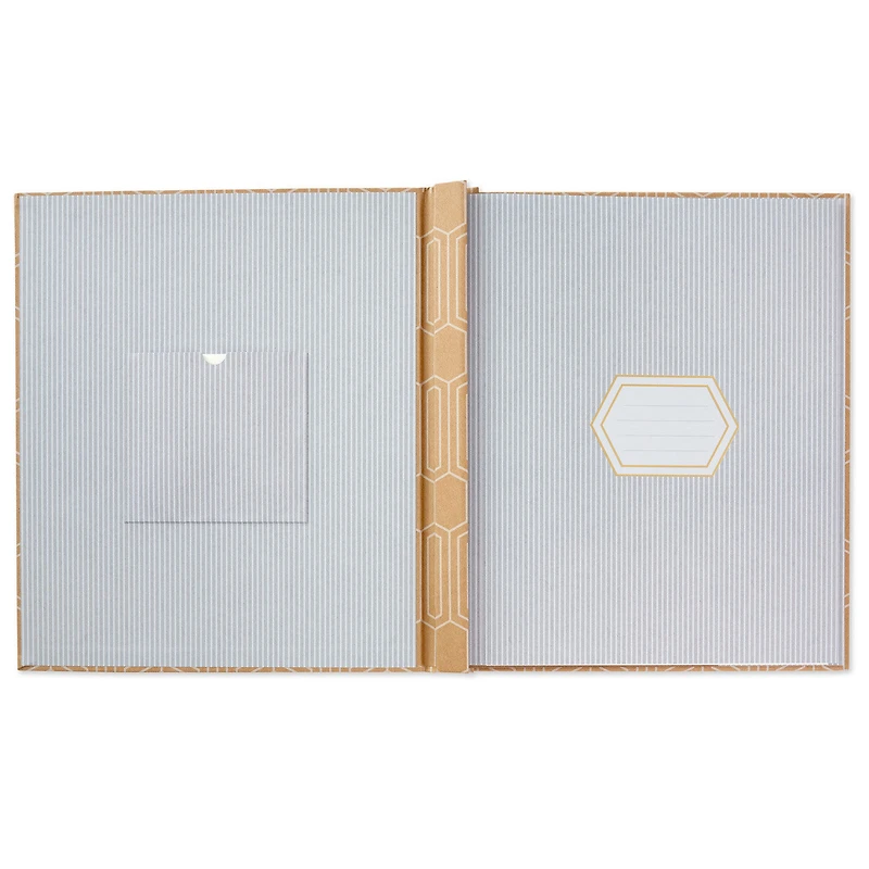 Hexagons on Kraft Large Refillable Photo Album for only USD 34.99 | Hallmark
