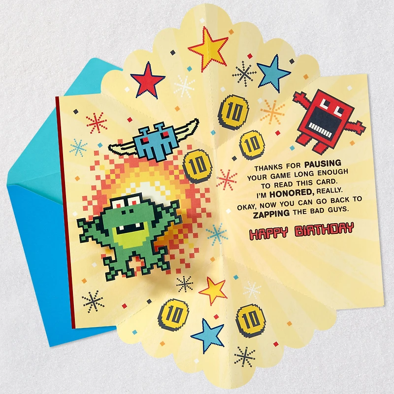 Whole New Level Funny Pop-Up 10th Birthday Card for only USD 5.59 | Hallmark