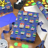Vanilla-Scented Birthday Cakes Wrapping Paper Roll, 15 sq. ft. for only USD 5.99 | Hallmark