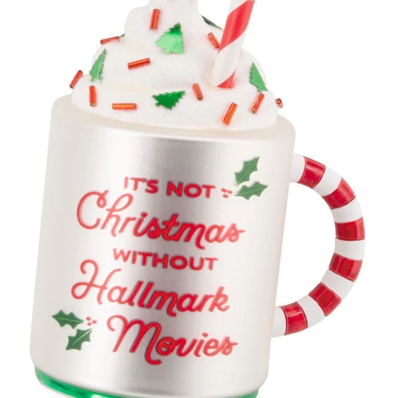 Hallmark Channel Festive Mug Glass Hallmark Ornament for only USD 19.99 | Hallmark