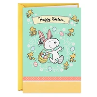 Peanuts® Snoopy Easter Bunny and Woodstock Easter Card for All for only USD 2.00 | Hallmark