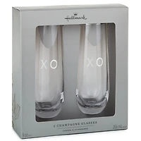 XO Stemless Champagne Flutes, Set of 2 for only USD 32.99 | Hallmark