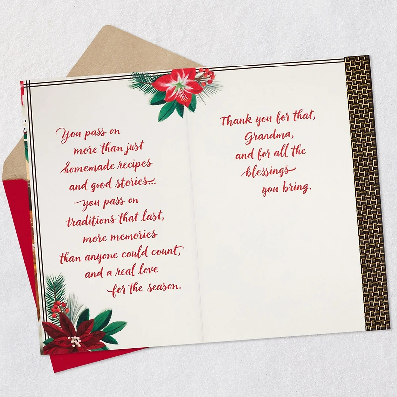 Traditions That Last Christmas Card for Grandma for only USD 3.99 | Hallmark