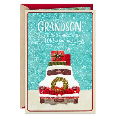 Grandson, Many Special Memories You've Given Me Christmas Card for only USD 4.99 | Hallmark