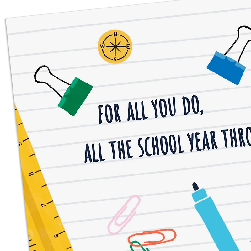 For All You Do During the School Year Thank You Card for only USD 2.50 | Hallmark
