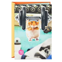 Pump Up the Fun Funny Musical Birthday Card With Motion for only USD 9.99 | Hallmark