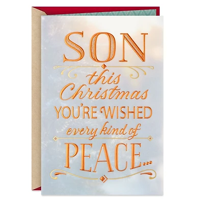Wishing You Peace Christmas Card for Son for only USD 5.99 | Hallmark
