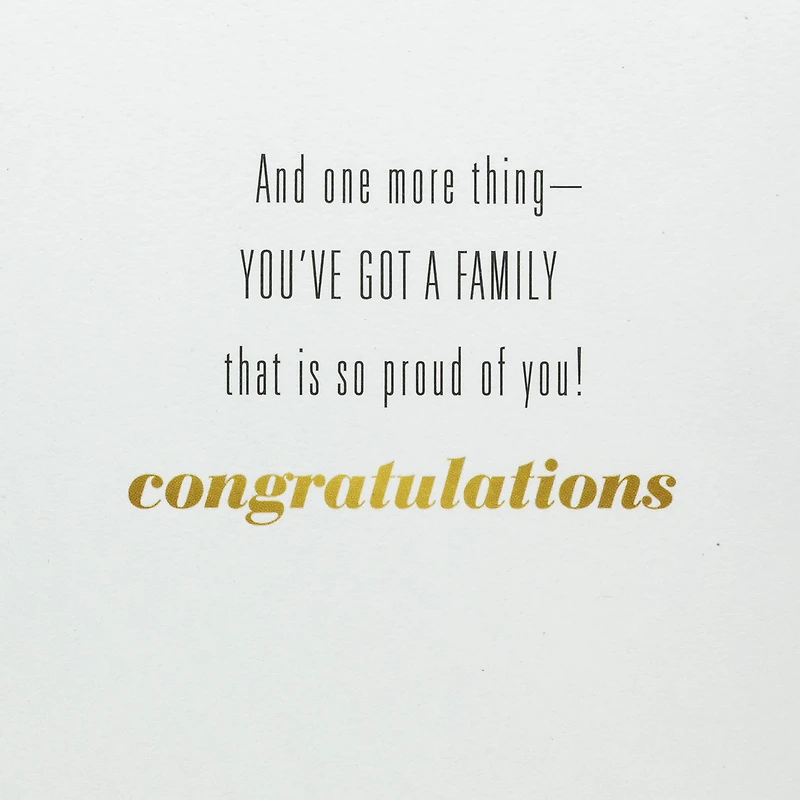 We're So Proud of You Graduation Card for Family for only USD 6.99 | Hallmark